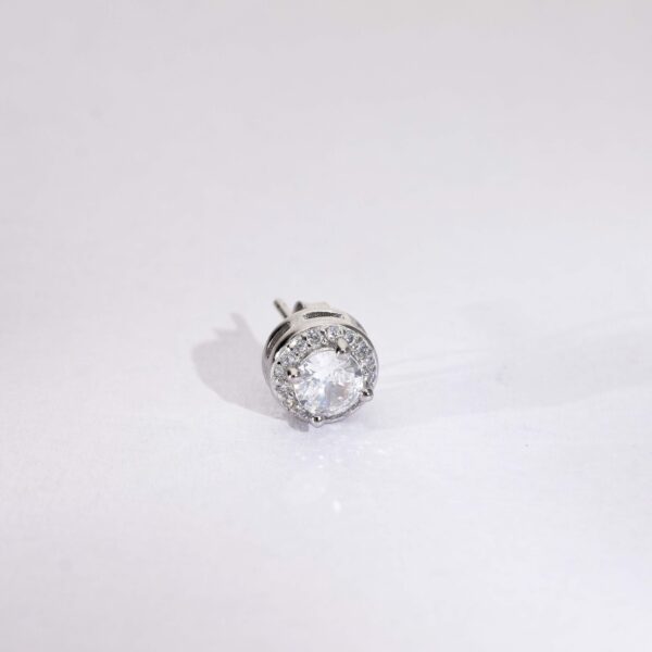Halo Drop Diamond Studs - Image 4