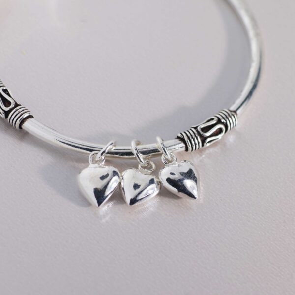 Heart Drop Bangle - Image 4