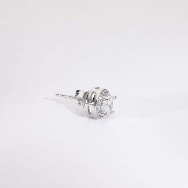 Halo Drop Diamond Studs - Image 3