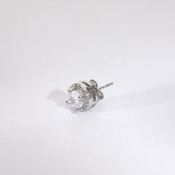 Halo Drop Diamond Studs - Image 2