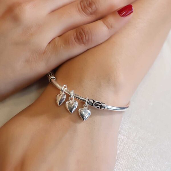 Heart Drop Bangle