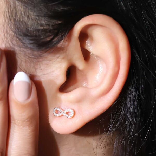 Blush Aura Studs - Image 4