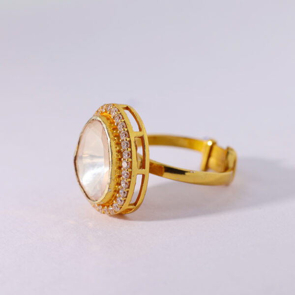 Suhani Glint Kundan Ring - Image 3