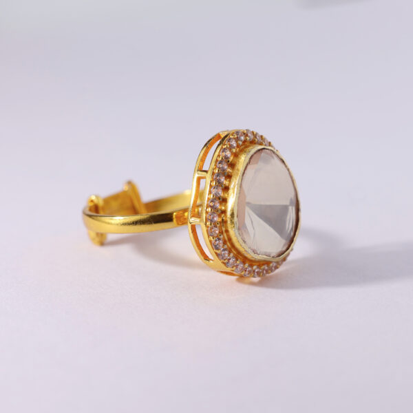 Suhani Glint Kundan Ring - Image 4