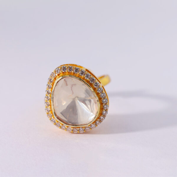 Suhani Glint Kundan Ring - Image 2