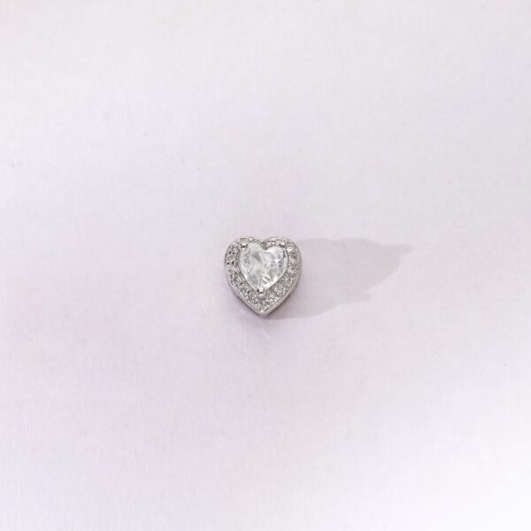 Scarlet Heart Diamond Studs - Image 3