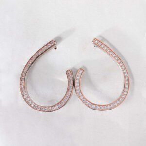 Serene Flame Hoops