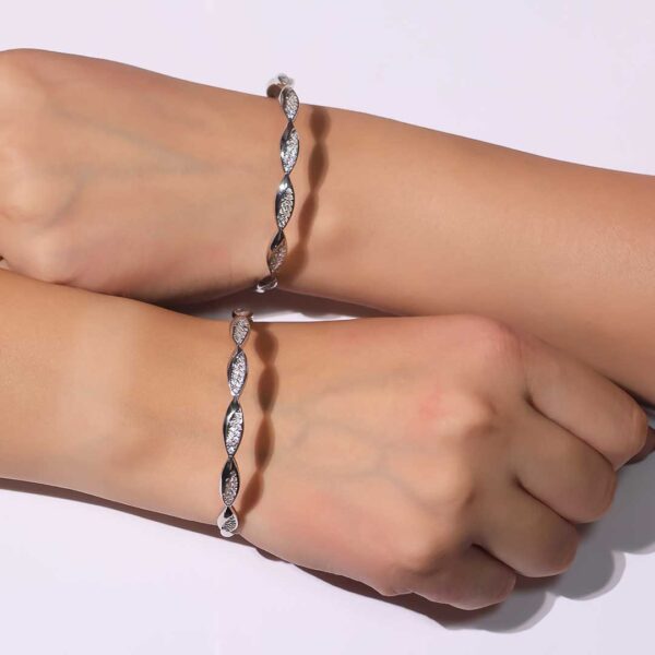 Leaf Line Bangles