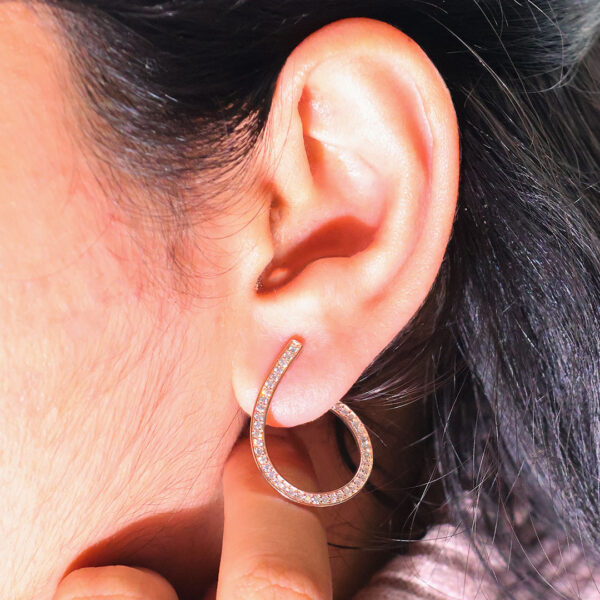 Serene Flame Hoops - Image 5