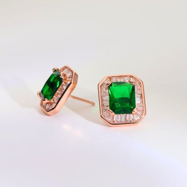 Crown Jewel Rosegold Studs - Image 6