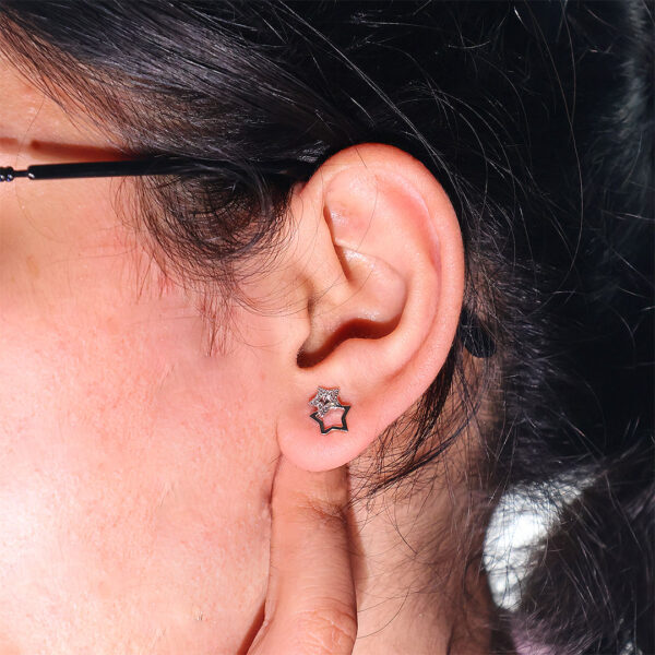 Bold Star Halo Studs - Image 4