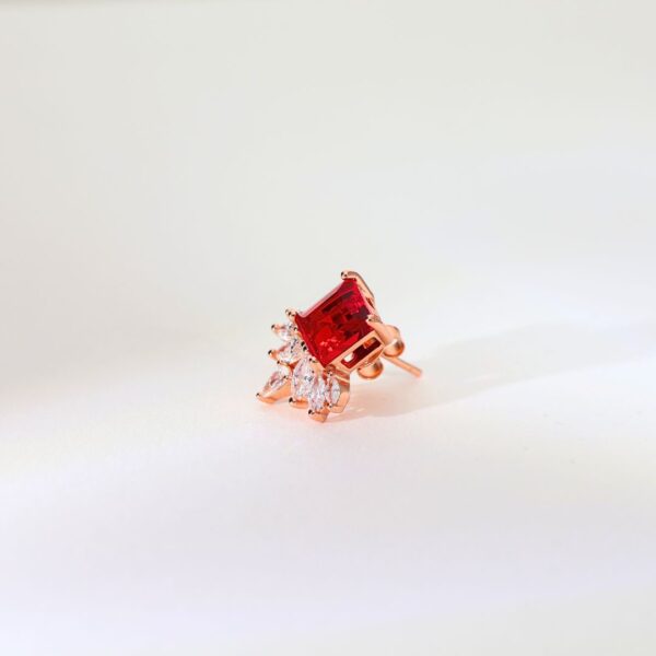 Verdant Luxe Rosegold Studs - Image 5