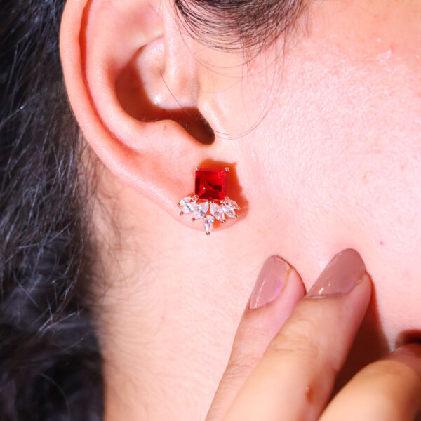 Verdant Luxe Rosegold Studs - Image 7