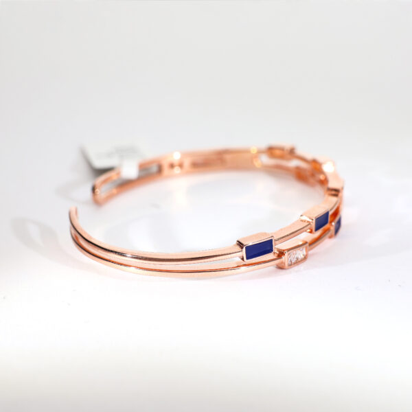 Royal Blue Rosegold Bracelet - Image 4
