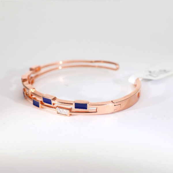 Royal Blue Rosegold Bracelet - Image 5