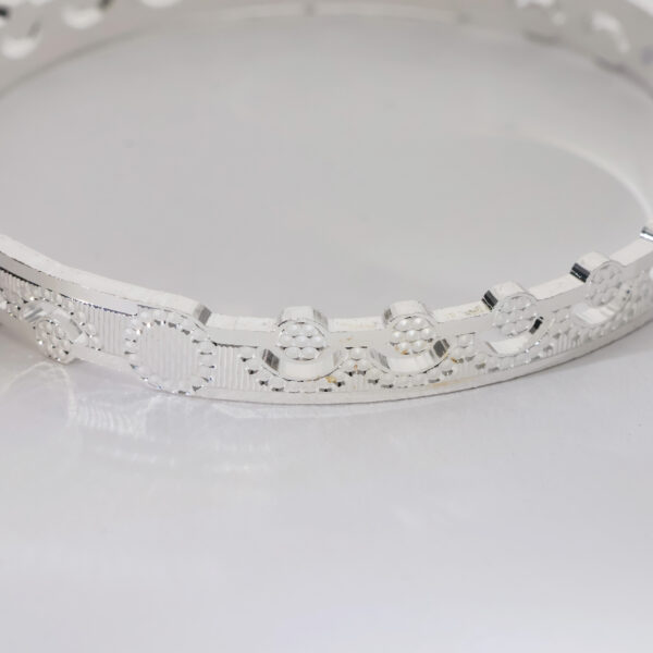 Silver Whirl Bangles - Image 4