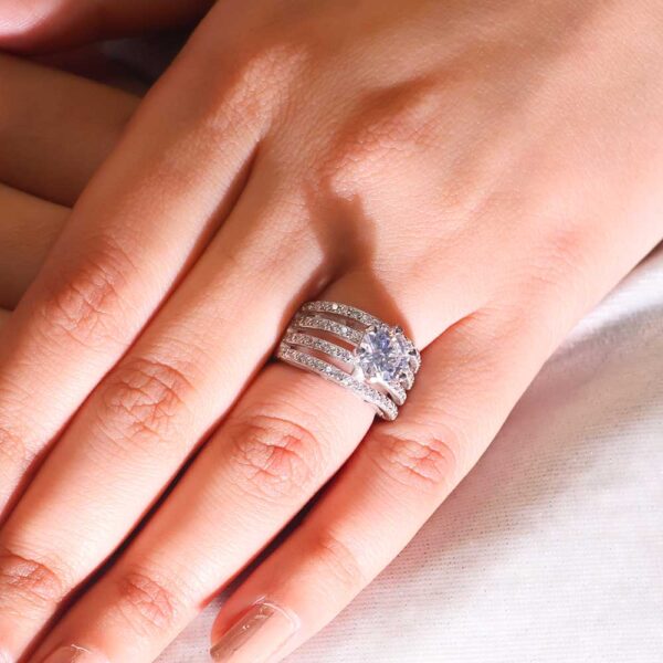 Trinity Spark Ring