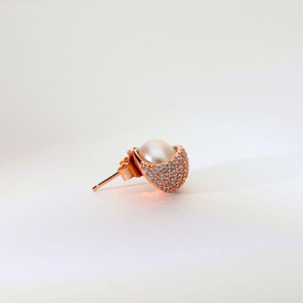 Blush Rise Rosegold Studs - Image 5