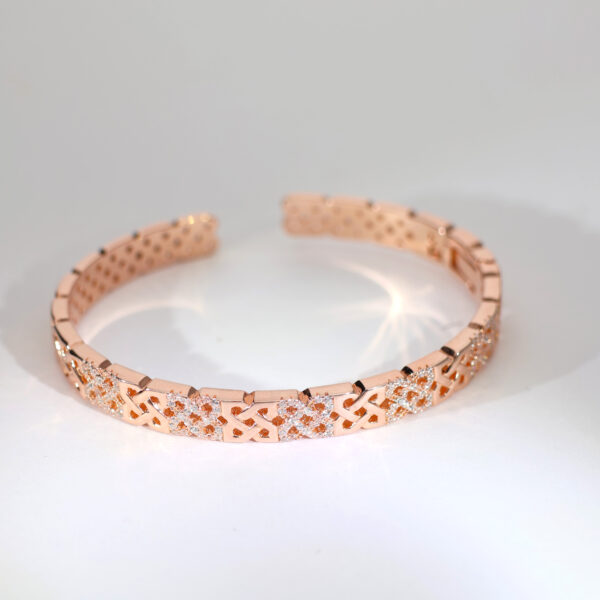 Royal Weave Rosegold Bracelet - Image 3