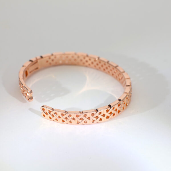 Royal Weave Rosegold Bracelet - Image 4