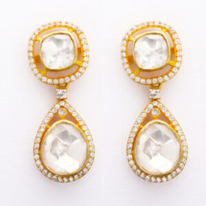 Raag Drop Kundan Earrings