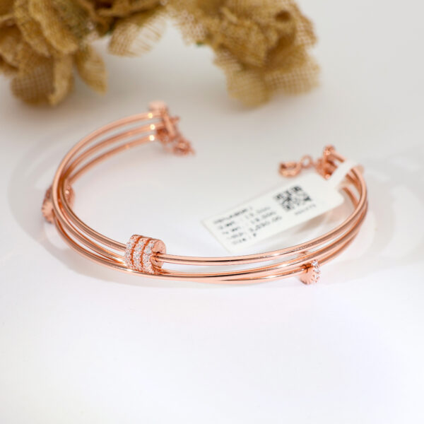 Twirl Spark Rosegold Bracelet - Image 4