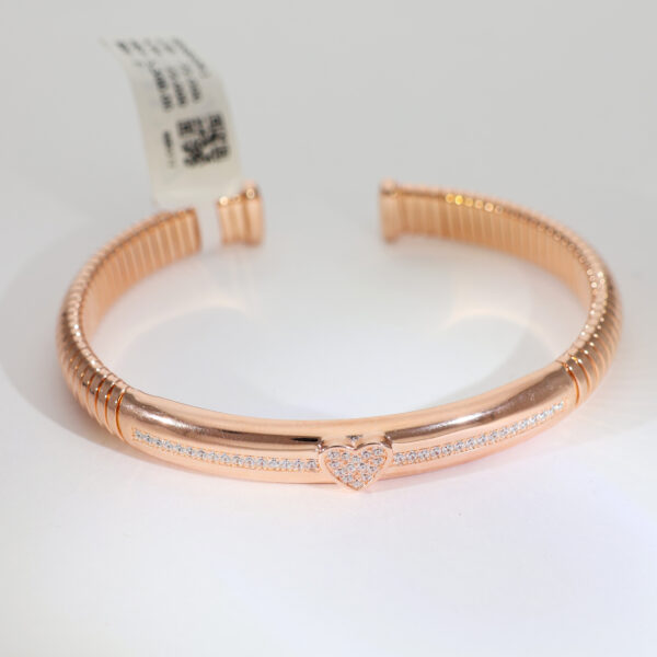Heart Glow Rosegold Bracelet - Image 2