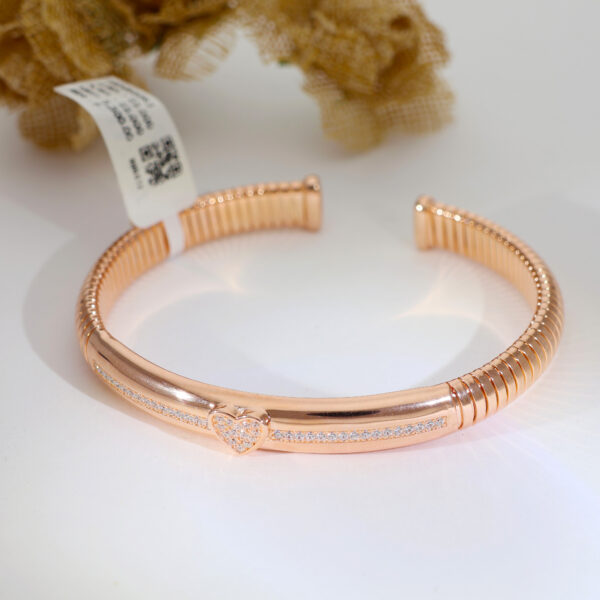 Heart Glow Rosegold Bracelet - Image 5