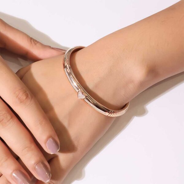 Heart Glow Rosegold Bracelet