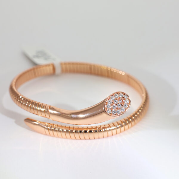 Spiral Grace Rosegold Bracelet - Image 2