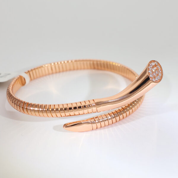 Spiral Grace Rosegold Bracelet - Image 3