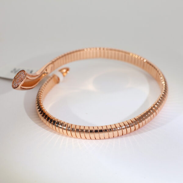 Spiral Grace Rosegold Bracelet - Image 4