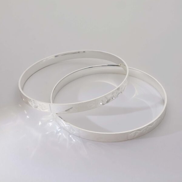 Silver Sync Bangles - Image 6