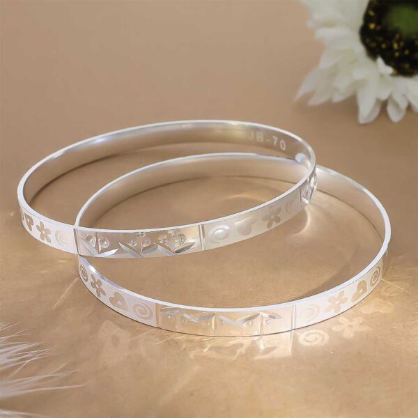 Silver Sync Bangles - Image 9