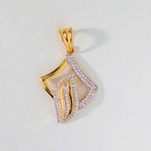 Eclectic Square Design Stone Pendant - Image 2