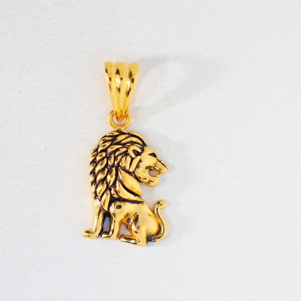 Unique Lion Mens Pendant - Image 2
