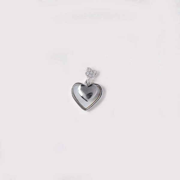 Twin Spark Heart Earrings - Image 3