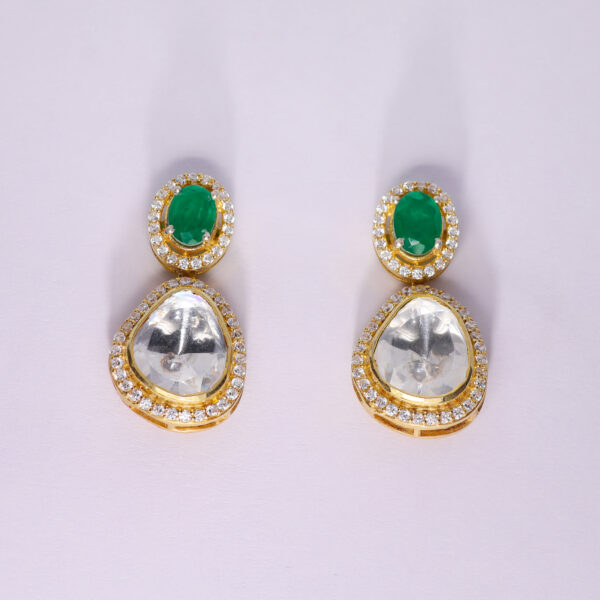 Heer Glow Kundan Earrings - Image 4