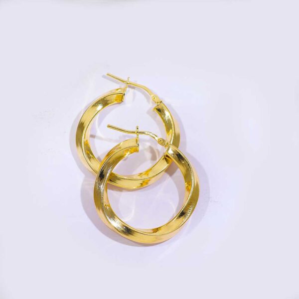 Gold Verve Hoops - Image 3
