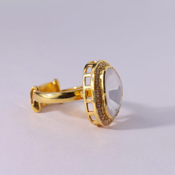 Meher Regal Kundan Ring - Image 4