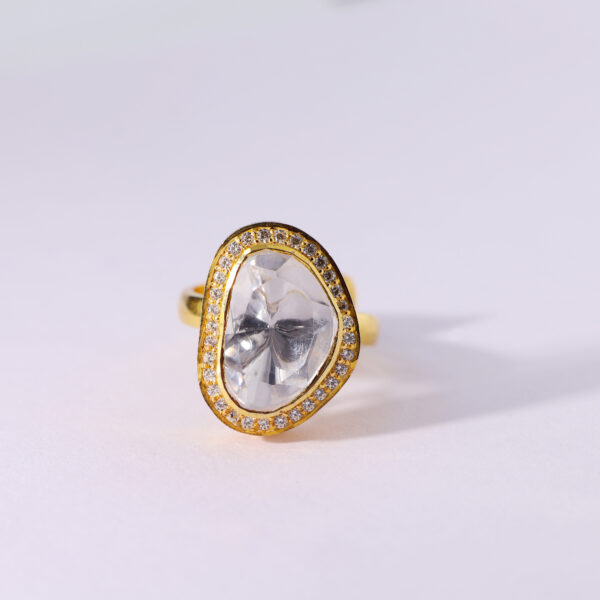 Meher Regal Kundan Ring - Image 2