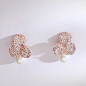 Petal Glow Pearl Earrings