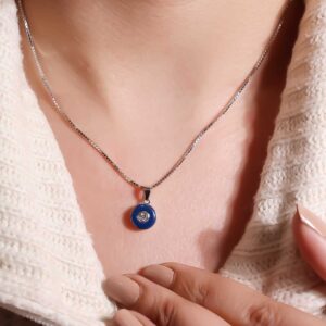 Azure Charm Pendant