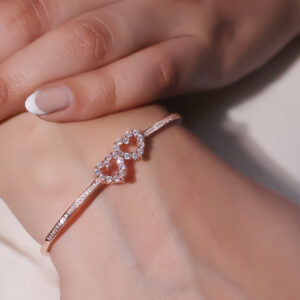 Heart Bond Rosegold Bracelet