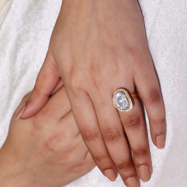 Meher Regal Kundan Ring
