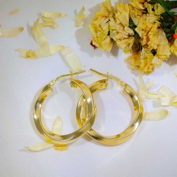 Gold Verve Hoops - Image 6
