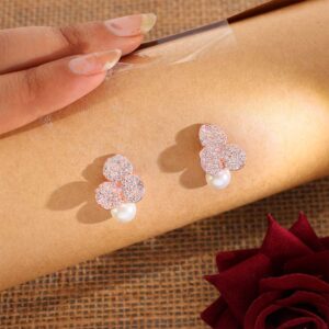 Petal Glow Pearl Earrings