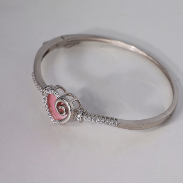 Pink Heart Bangle - Image 3