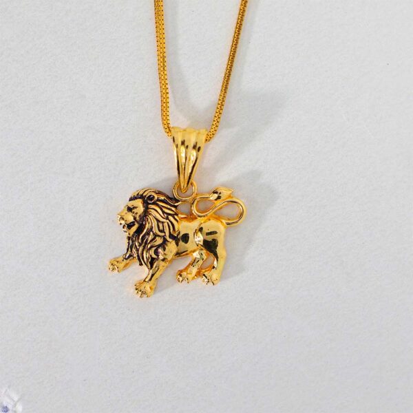 Lion King Gold Pendant - Image 3