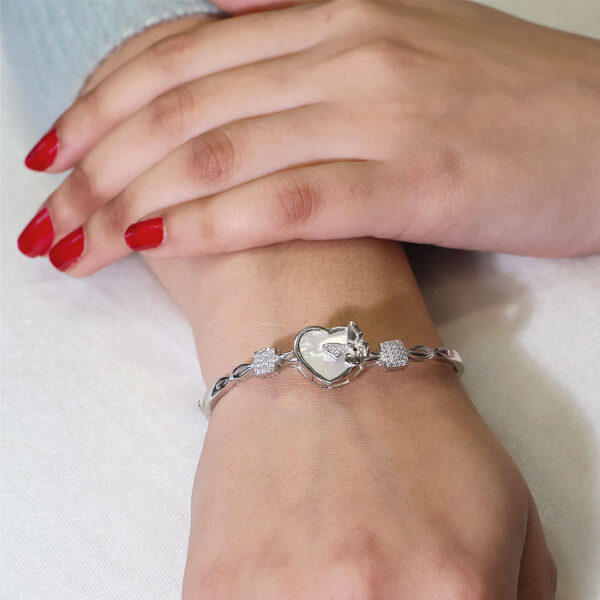 Heart Bow Bangle